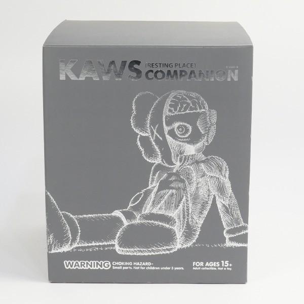 カウズ KAWS ×MEDICOM TOY COMPANION Resting Place フィギュア 灰