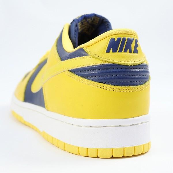 ナイキ NIKE DUNK LOW VARSITY MAIZE/MIDNIGHT NAVY 630358-741 1999年