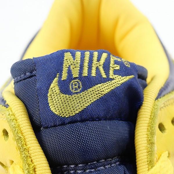 ナイキ NIKE DUNK LOW VARSITY MAIZE/MIDNIGHT NAVY 630358-741 1999年