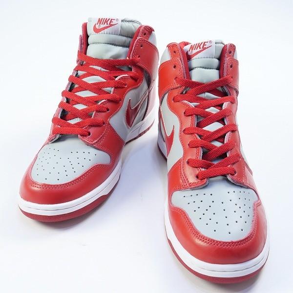 ナイキ NIKE DUNK HIGH LE SILVER/VARSITY RED 630335-061 1999
