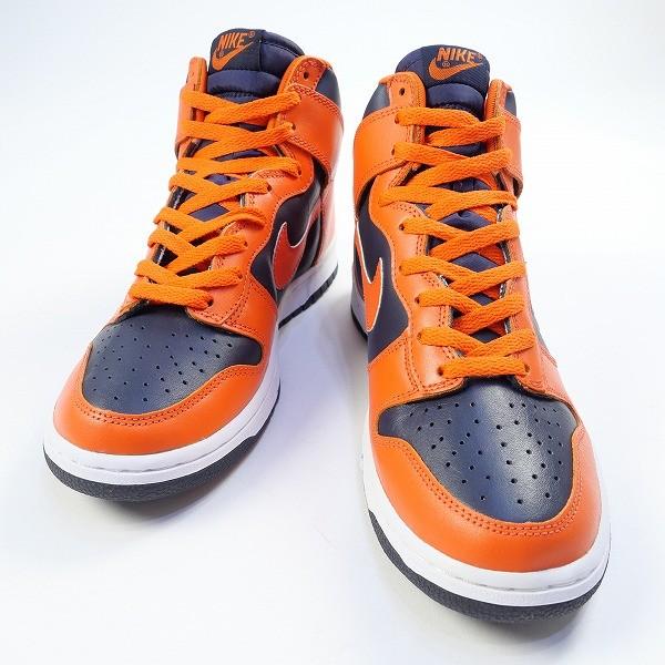 ナイキ NIKE DUNK HIGH OBSIDIAN/COLLEGE ORANGE 630335-481 2002年 