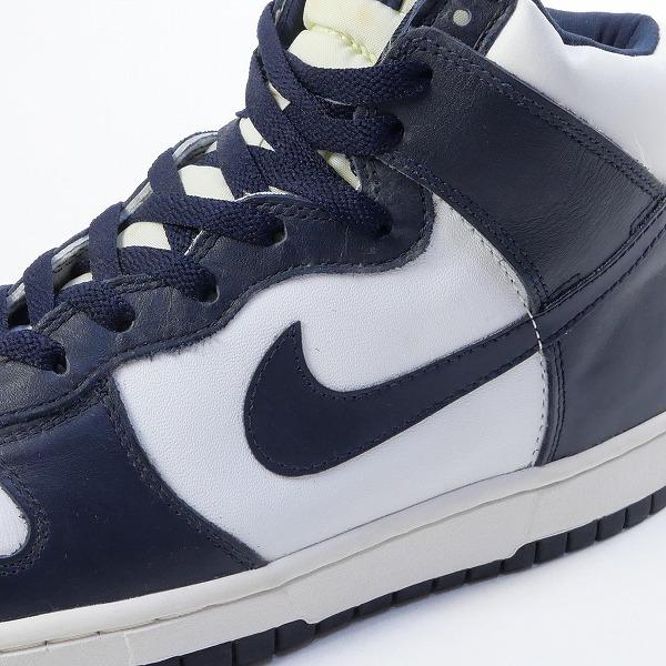 ナイキ NIKE DUNK HIGH LE WHITE/OBSIDIAN-V RED (USA2000) 630335-146 