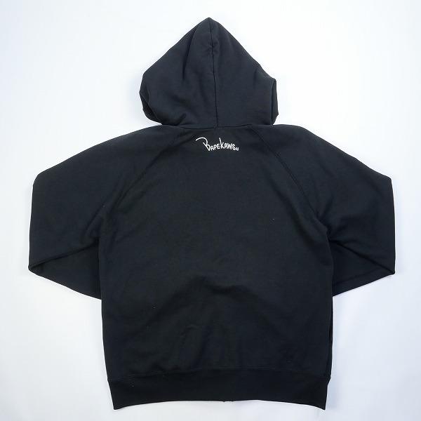 A BATHING APE ×KAWS カウズ ソルジャーマイロジップパーカー 黒 Size