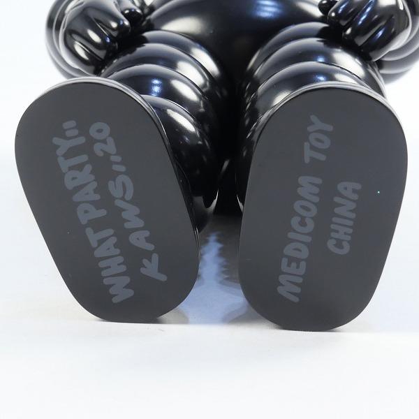 カウズ KAWS ×MEDICOM TOY メディコムトイ WHAT PARTY フィギュア 黒