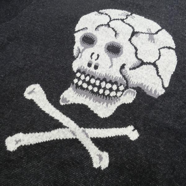 アットラスト At Last ＆ Co PATTERN KNIT SKULL パターンニット 黒