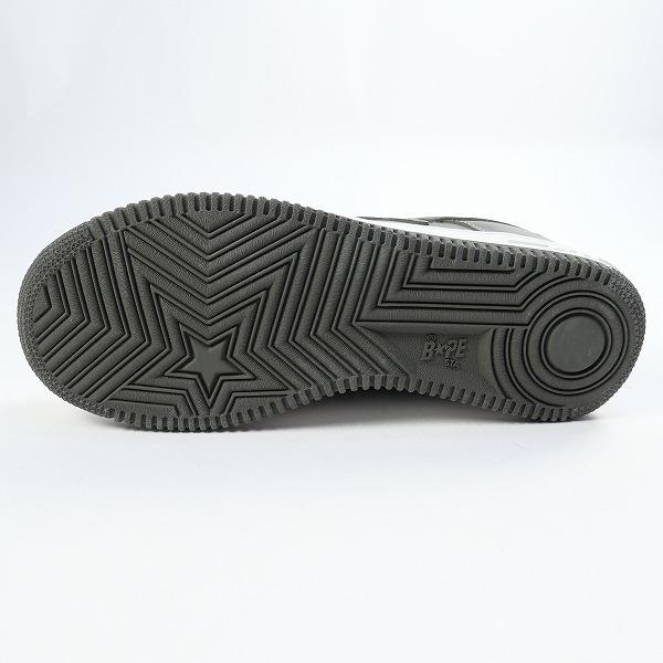 A BATHING APE ×UNKLE ×FUTURA CHARCOAL FS-001 レザー スニーカー