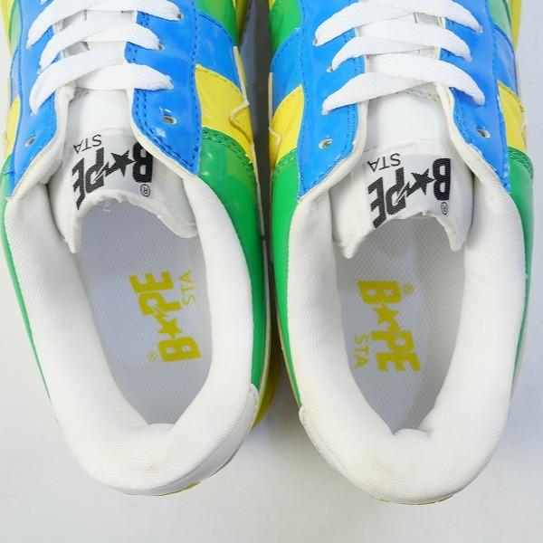 ア ベイシング エイプ A BATHING APE ×KAWS カウズ BAPESTA YELLOW 