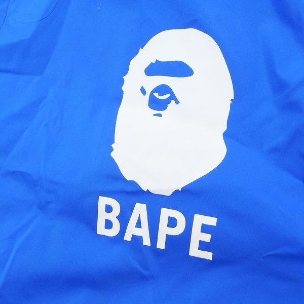 5年保証 中古品 良い 中古 Size M 青 サル迷彩柄切り替えしロングコーチジャケット Ape Bathing A エイプ ベイシング ア ジャケット Www Miguelsaco Com