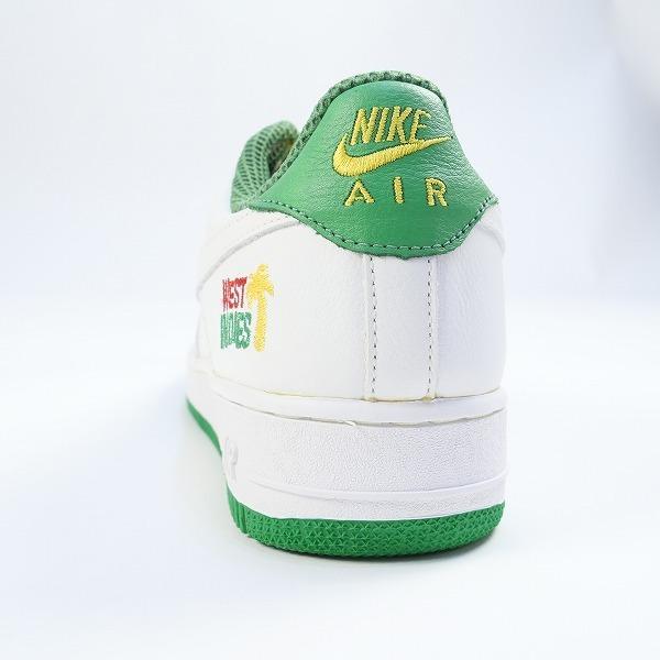 信頼 ナイキ Nike Air Force 1 Plus West Indies 1 111 スニーカー 白緑 Size 27 0cm 中古品 ほぼ新品 中古 55 以上節約 Cataractresearch Org