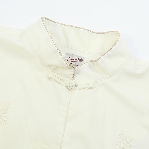 テンダーロイン TENDERLOIN F.C SHT 長袖シャツ ナチュラル Size【M