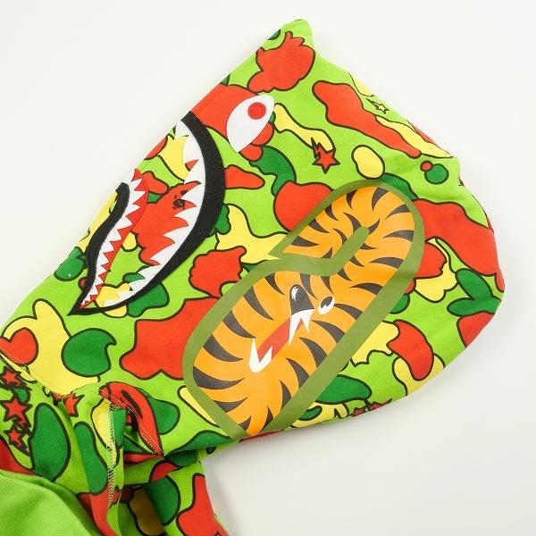 A BATHING APE 21AW STA CAMO SHARK ZIP HOODIE サイケサル迷彩柄