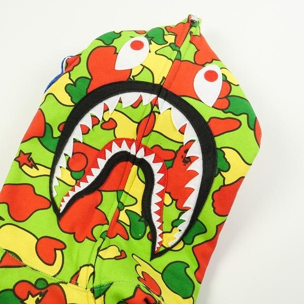 A BATHING APE 21AW STA CAMO SHARK ZIP HOODIE サイケサル迷彩柄