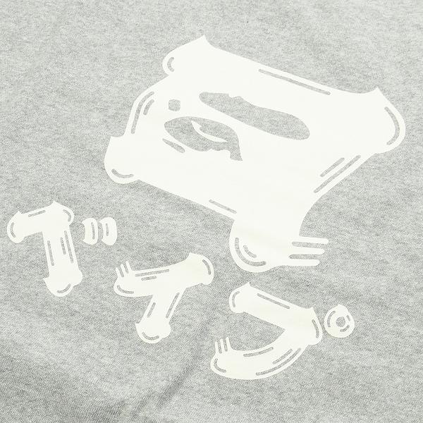 超安い Bathing A エイプ ベイシング ア Ape 新古品 未使用品 Size M 灰 ロゴクルーネックスウェット Bape Katakana トップス