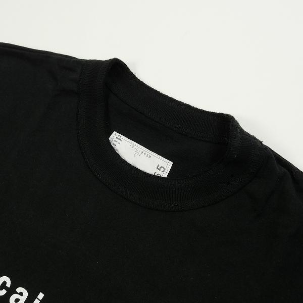 サカイ sacai ×CLOT ロゴTシャツ 黒 Size【L】 【中古品-良い】【中古