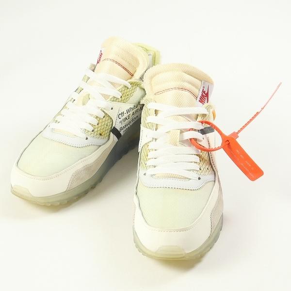 OFF WHITE オフホワイト ×NIKE THE 10 AIR MAX 90 AA7293-100  
