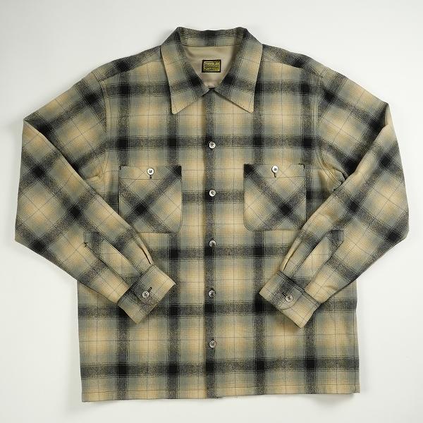 TENDERLOIN テンダーロイン 08AW T-WOOL SHT 長袖シャツ ベージュ Size 