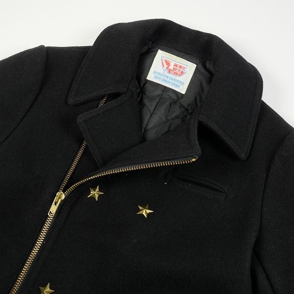TENDERLOIN テンダーロイン01AW 星 スタッズ ウール Pコート TENDERLOIN テンダーロイン 01AW 星 スタッズ ウール Pコート 日本製