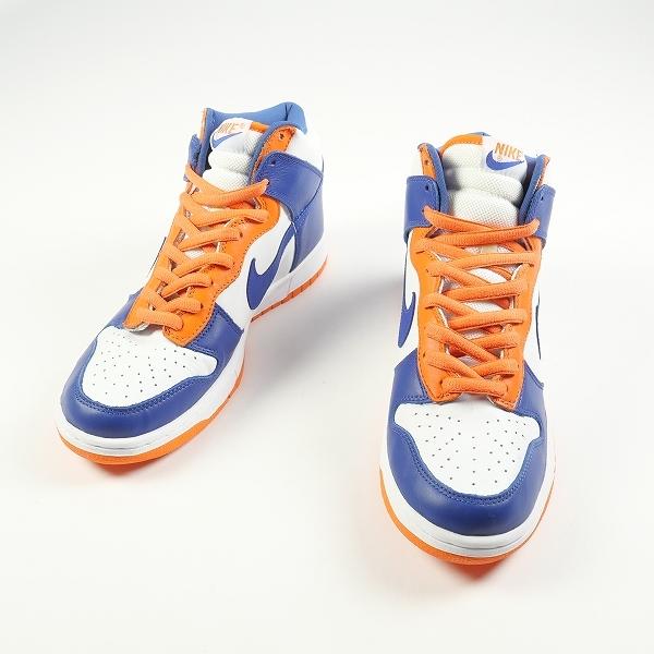 NIKE ナイキ Dunk High White/Blue Ribbon Orange Blaze 304717-141 