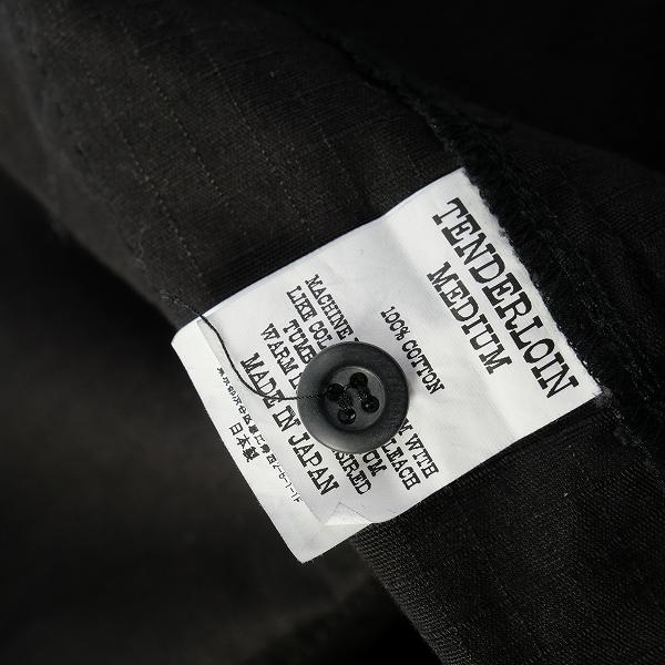TENDERLOIN テンダーロイン RIP STOP BDU HOODED ジャケット 黒 Size