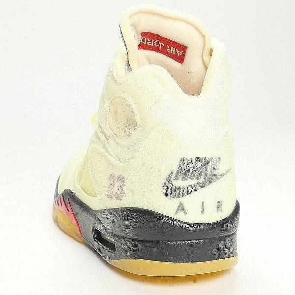 OFF WHITE オフホワイト ×NIKE ナイキ AIR JORDAN 5 RETRO SP DH8565 