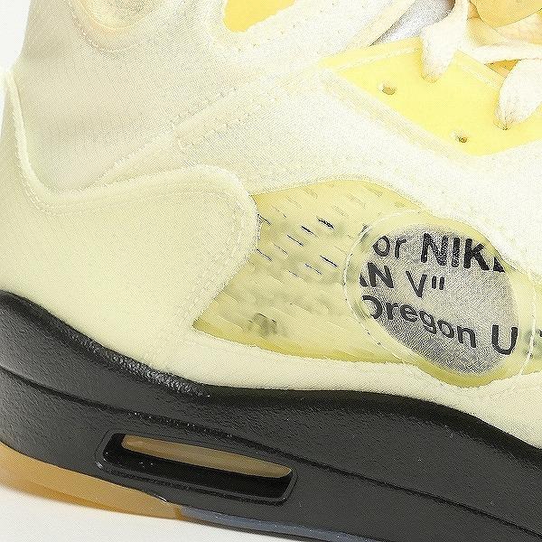 OFF WHITE オフホワイト ×NIKE ナイキ AIR JORDAN 5 RETRO SP DH8565 