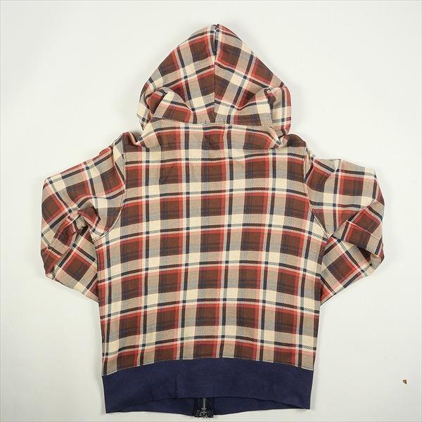 A Bathing Ape チェック柄パーカー ラブジェネ A BATHING APE ア ベイシング エイプ ラブジェネチェック柄ジップ