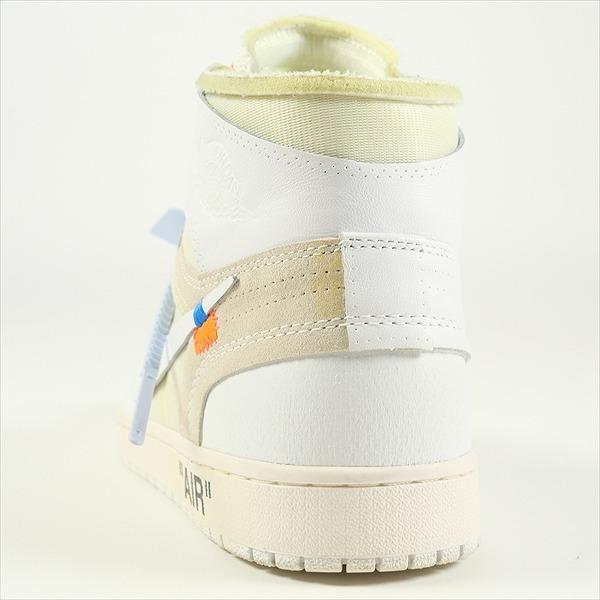 OFF WHITE オフホワイト ×NIKE ナイキ AIR JORDAN 1 AQ0818-100