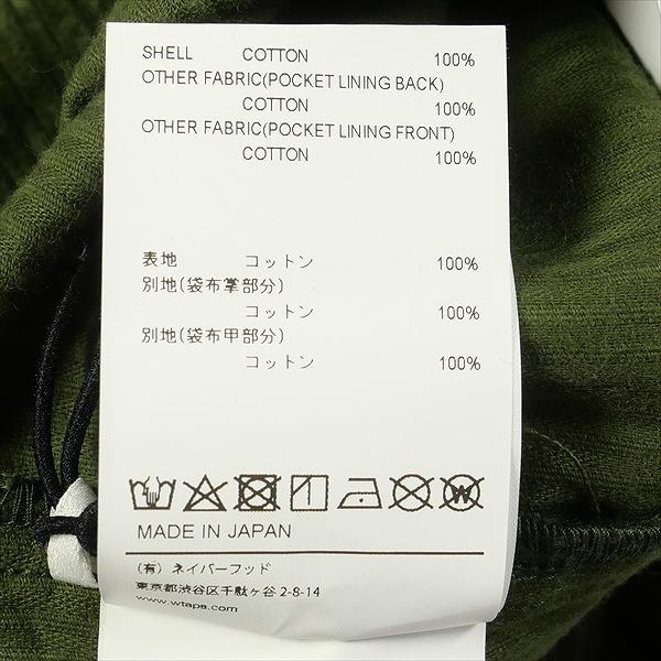 WTAPS ダブルタップス 21AW WCPO / COTTON. CORDUROY コーデュロイ長袖
