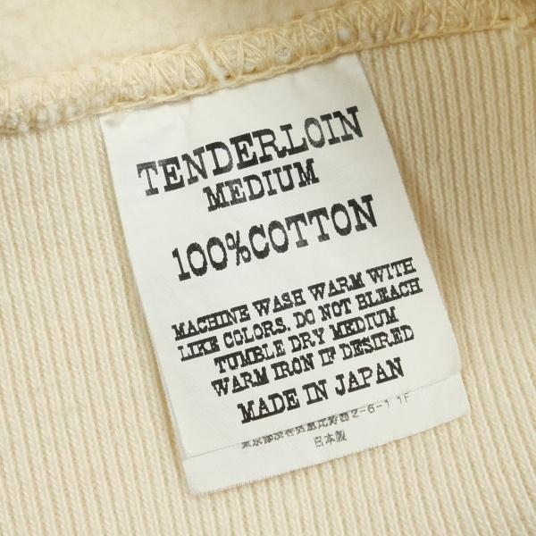 TENDERLOIN テンダーロイン T-HOODED 後付けパーカー ナチュラル Size 