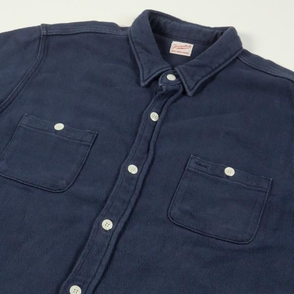 TENDERLOIN テンダーロイン T-HEAVY FLANNEL SHT SOLID 長袖シャツ 紺