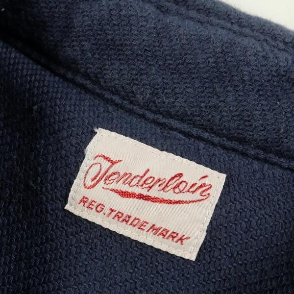 TENDERLOIN テンダーロイン T-HEAVY FLANNEL SHT SOLID 長袖シャツ 紺