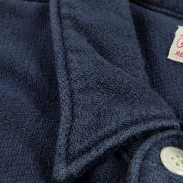 TENDERLOIN テンダーロイン T-HEAVY FLANNEL SHT SOLID 長袖シャツ 紺