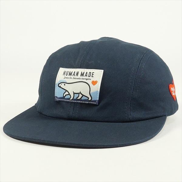 HUMAN MADE ヒューマンメイド 22SS 4PANEL TWILL CAP キャップ 紺 Size