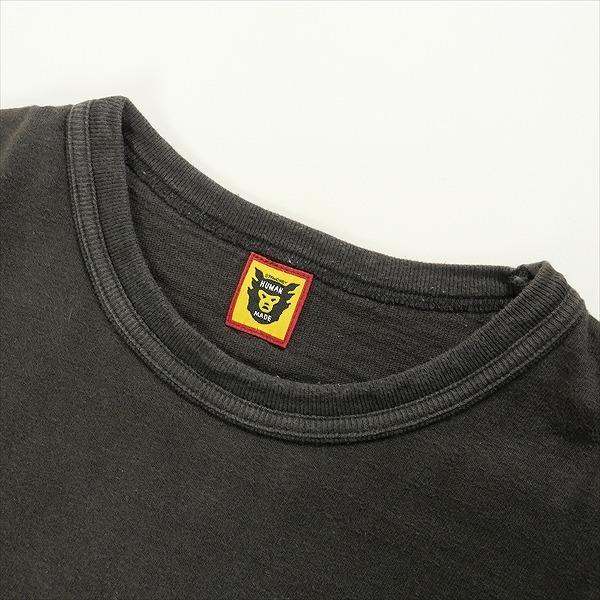 HUMAN MADE ヒューマンメイド 左胸ハートロゴTシャツ 黒 Size 【XL