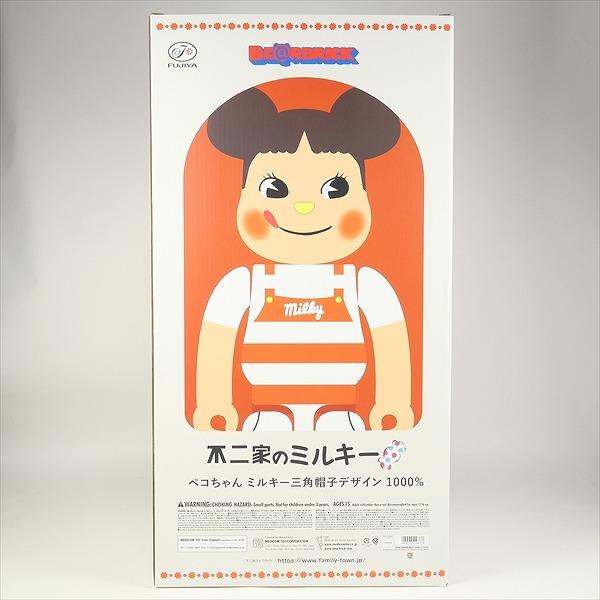 BE＠RBRICK ペコちゃん ミルキー三角帽子デザイン 100％&amp; 400％ Amazon.co.jp: ペコちゃん ミルキー三角帽子デザイン 1000% ベア