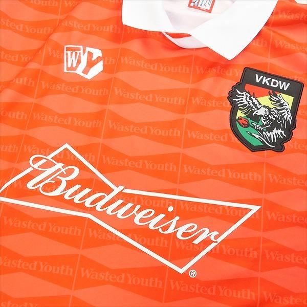 Wasted youth ウェイステッドユース ×Budweiser SOCCER GAME SHIRT