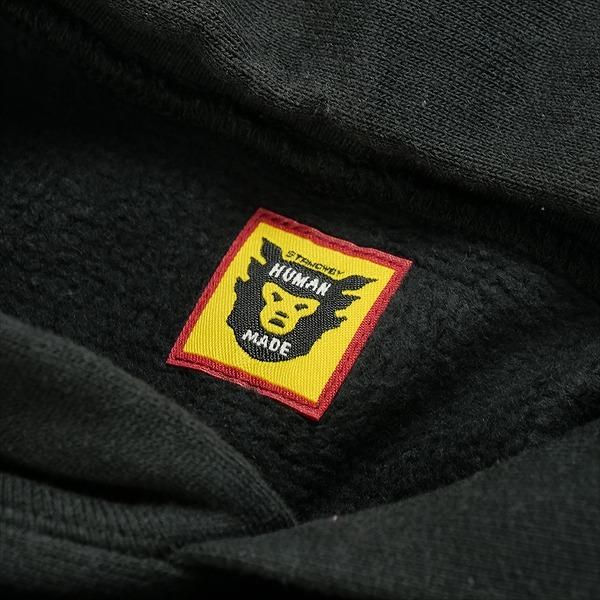 HUMAN MADE ヒューマンメイド ×KAWS PIZZA HOODIE シロクマパーカー 黒