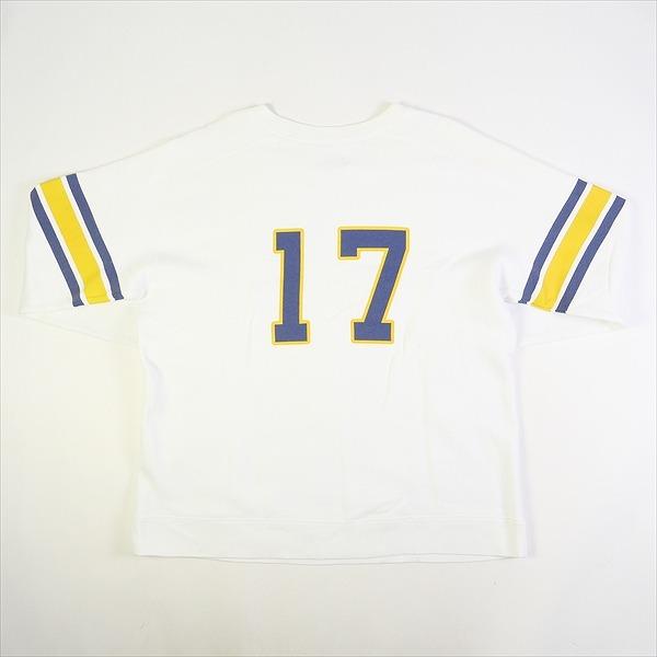 TENDERLOIN テンダーロイン CHIEFS SWEAT クルーネックスウェット 白