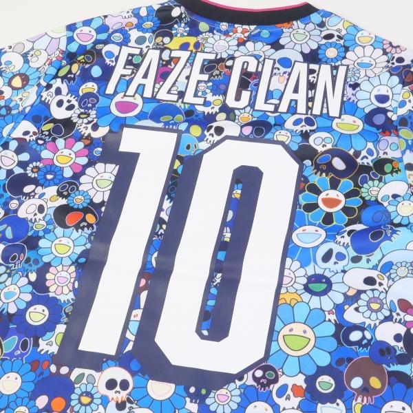 村上隆 FaZe Clan Jersey Blue Tee 青 ブルー 相次ぐ シャツ 