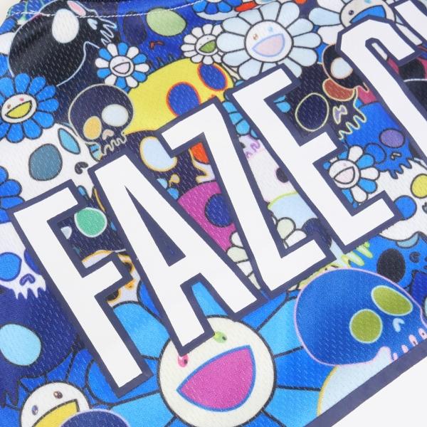 村上隆 ムラカミタカシ ×FaZe Clan フェイズ クラン Jersey Blue T
