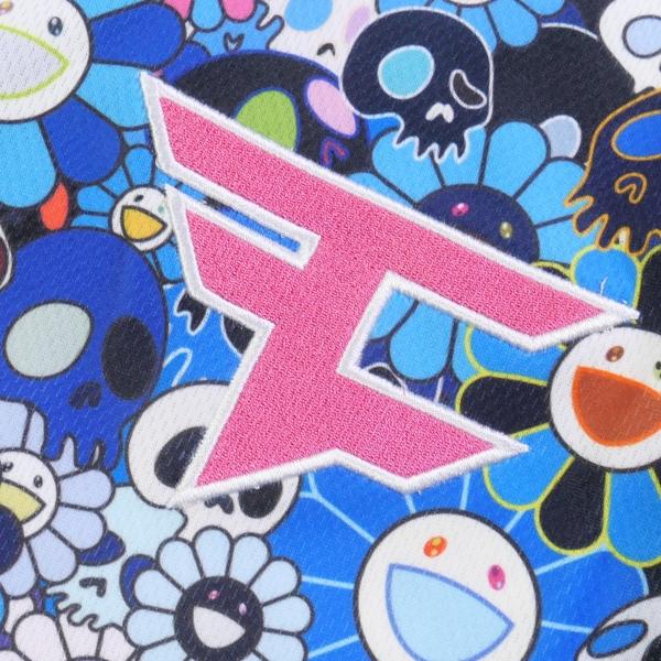 村上隆 ムラカミタカシ ×FaZe Clan フェイズ クラン Jersey Blue T