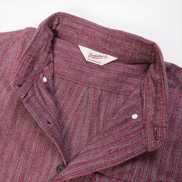 TENDERLOIN テンダーロイン T-STRIPE CHAMBRAY SHT BD 長袖シャツ 赤