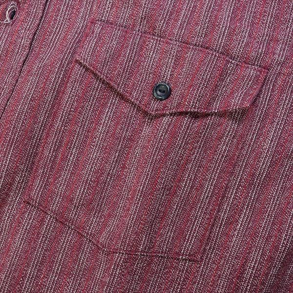 TENDERLOIN テンダーロイン T-STRIPE CHAMBRAY SHT BD 長袖シャツ 赤