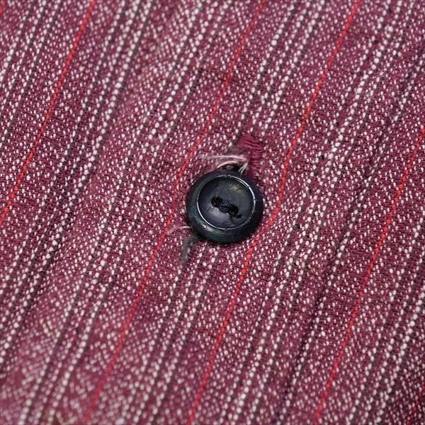 トップス tenderloin stripe chambray sht TENDERLOIN テンダーロイン T-STRIPE CHAMBRAY SHT BD 長袖シャツ 赤