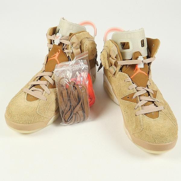 NIKE ×TRAVIS SCOTT AIR JORDAN 6 RETRO SP BRITISH KHAKI DH0690-200