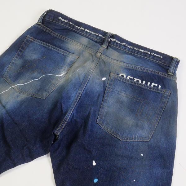 SEQUEL シークエル DENIM PANTS SQ-21AW-PT-08 ペンキ加工