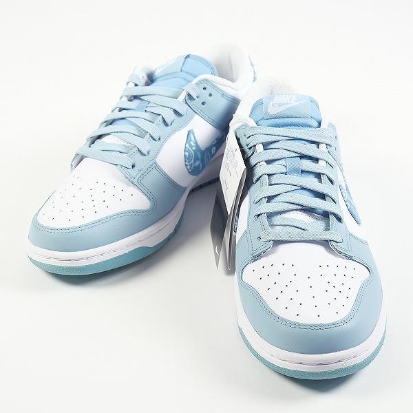 NIKE ナイキ WMNS DUNK LOW PAISLEY PACK DH4401-101 スニーカー 水色
