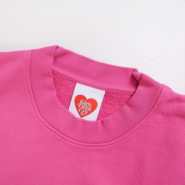 Girls Dont Cry Logo T-Crewneck  伊勢丹 VERDY’S GIFT SHOP 限定 クルーネックスウェット ピンク Size 【M】 【新古品・未使用品】 20746832｜stay246｜03