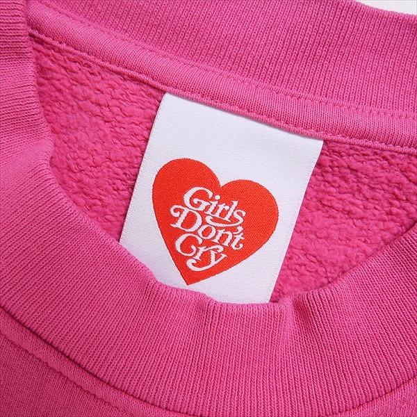 Girls Dont Cry Logo T-Crewneck  伊勢丹 VERDY’S GIFT SHOP 限定 クルーネックスウェット ピンク Size 【M】 【新古品・未使用品】 20746832｜stay246｜04