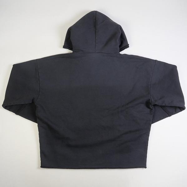 drew house ドリューハウス MASCOT DECONSTRUCTED HOODIE FADED BLACK